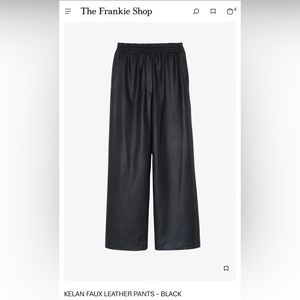 The Frankie Shop Kelan Faux Leather Pants